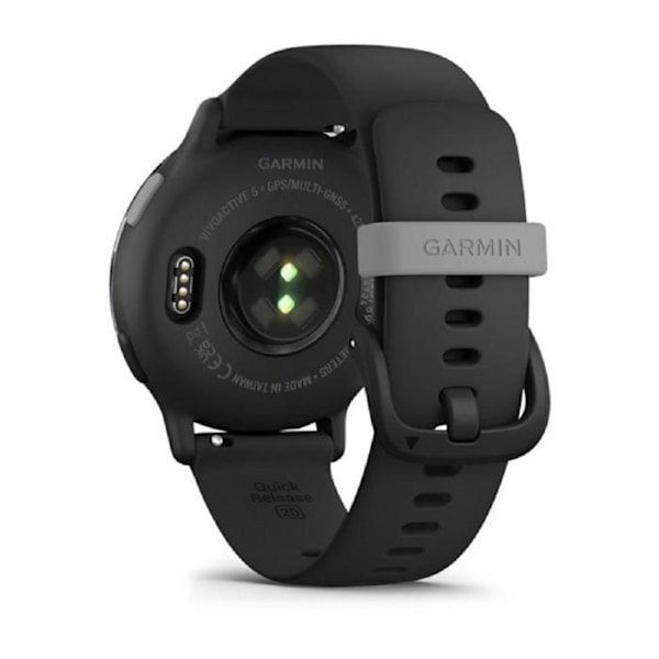 Smartwatch - GARMIN - Vivoactive 5 - Sort silikonearmbånd Grå