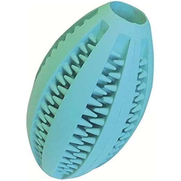 Tandbold til hunde - GLORIA - Rugby model - 11 cm - Slidstærkt gummi - Flerfarvet Flerfärgad