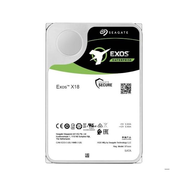 Hårddisk - SEAGATE - EXOS Enterprise - 12To - SATA 600 - 7200 Varv/min