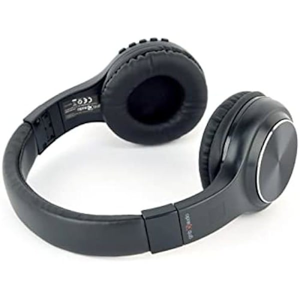 GEMBIRD AURICULARES Bluetooth ''Warszawa'', mikrofon og stereo, sort farve Svart