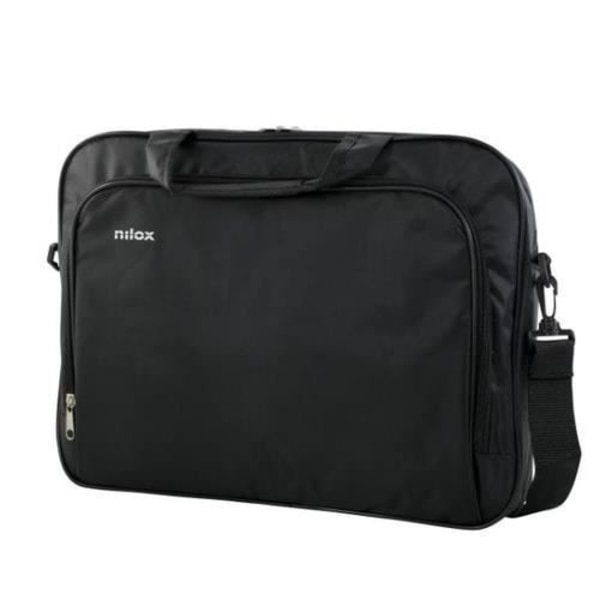 Malette - NILOX - NXESS3156BK - 15,6 tommer - 2 rum - Sort polyester