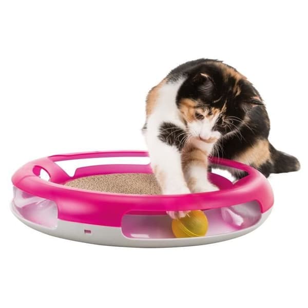 Leksak katt Race & Scratch - Plast - ø 37 cm