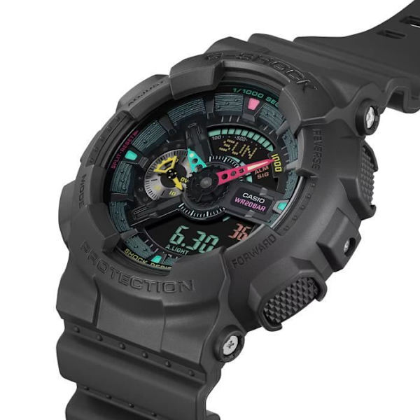 Casio Ur - Herrer - GA-110MF-1AER - Vandtæt 20 Atm - Dobbelt display Svart