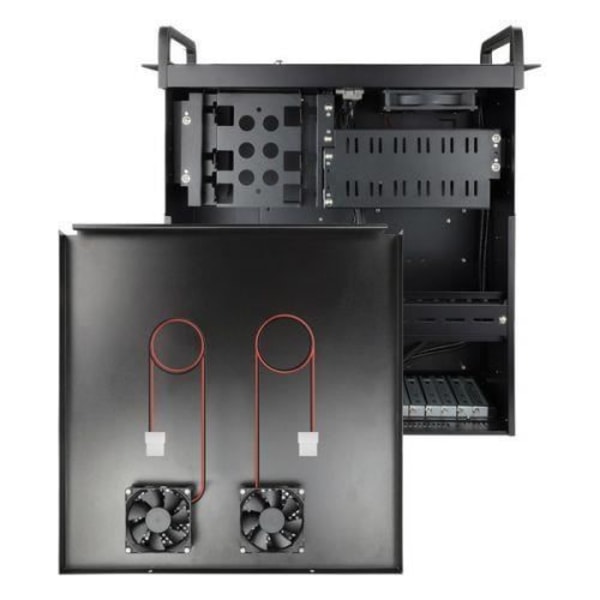 ATX-kotelo TooQ RACK-406N-USB3 19" 4U musta