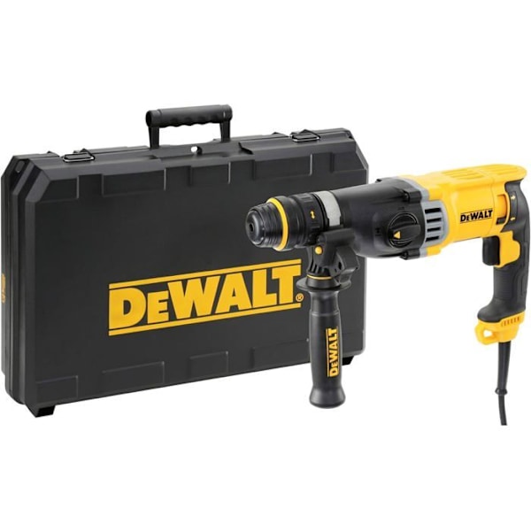 DEWALT SDS-Plus Langallinen Vasara Porakone 3J - Voimakas Porakone 3 Moodilla Toimitetaan Kuljetuslaatikossa 900W D25144K-QS Gul