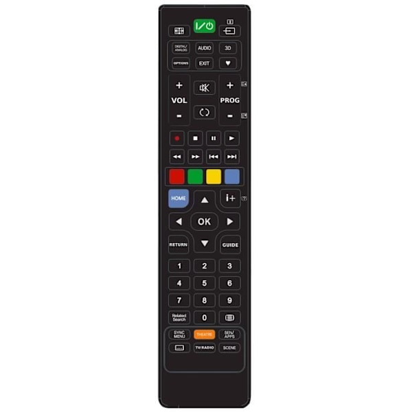SUPERIOR ELECTRONICS SUP033 Universal fjernbetjening til Sony TV Sort