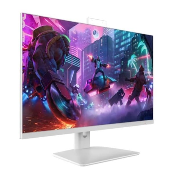 Moniteur PC 23,8" - Nilox - NXM24REGWEB01W - Full HD 1920x1080 - IPS LED - Hvid