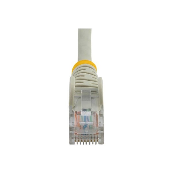 STARTECH Cat5e UTP nätverkskabel utan krok - 7 m Grå - Anti-snag RJ45 Ethernet-kabel - Patchkabel