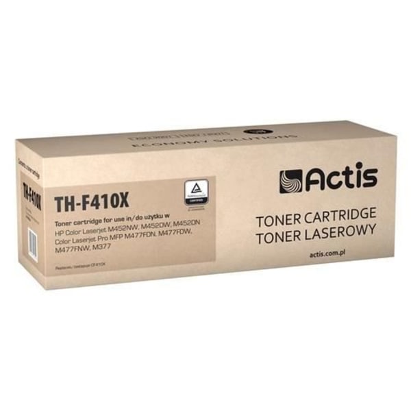 Cartouche toner ACTIS TH-F410X til HP 410X CF410X - Sort - 6.500 sider