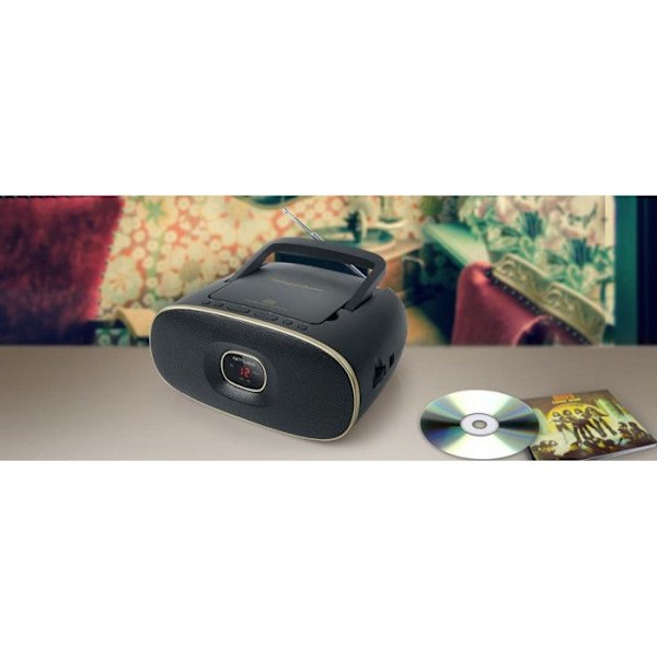 Boombox - MUSE - VINTAGE CD RADIO - CD-afspiller - Analog radiotuner - Indbygget højttaler