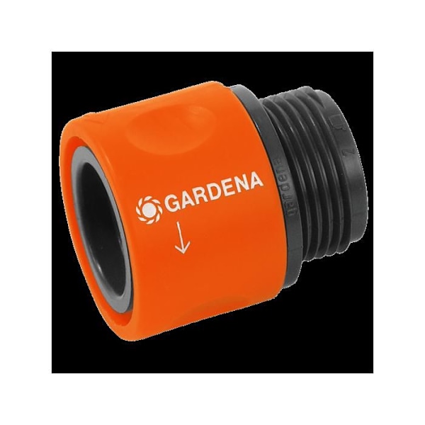 Haveslangetilslutninger - GARDENA - Vaskemaskineadapter - Nem at bruge - Sort og orange