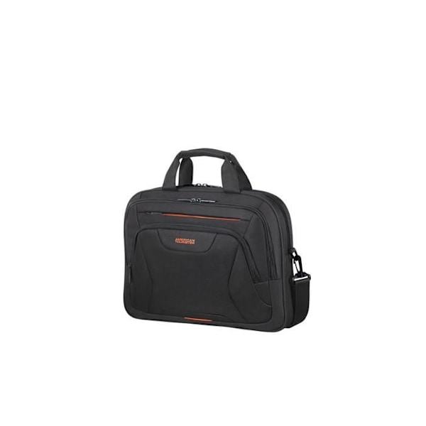 Skuldertaske - American Tourister - At Work - 15.6" - Sort / Orange - 100% polyester