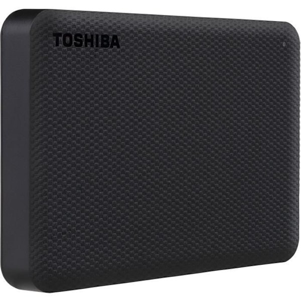 Ekstern harddisk - TOSHIBA - Canvio Advance - 4 TB - Sort