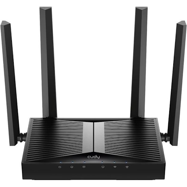 Cudy Wi-Fi 7 Dual-Band Router BE3600, Ultra-Hurtige Hastigheder, Multi-Gig 2,5 G Forbindelse, Udvidet Dækning, Glat Og Stabil Sort