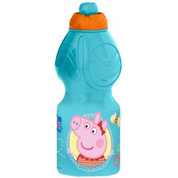 Urheilupullo - Nickelodeon - Peppa Pig - 18 x 6 cm - 400 ml - Elintarvikelaatuinen PVC