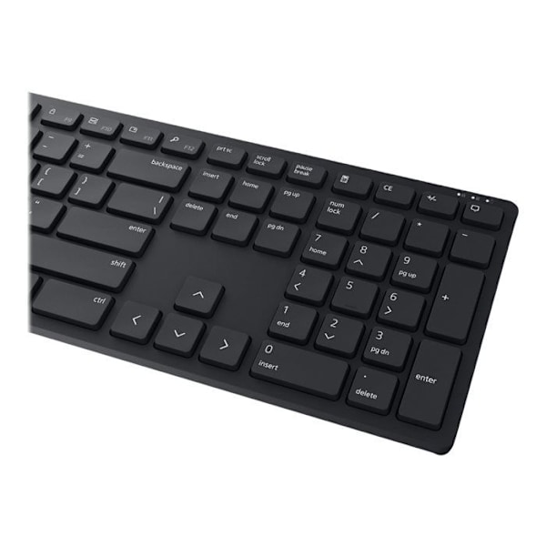 DELL KM5221W Trådløst RF Tastatur QWERTY US International Sort Sort