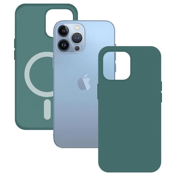 Ksix Magcharge etui til iPhone 13 Pro Semi-Stiv Grøn Grön