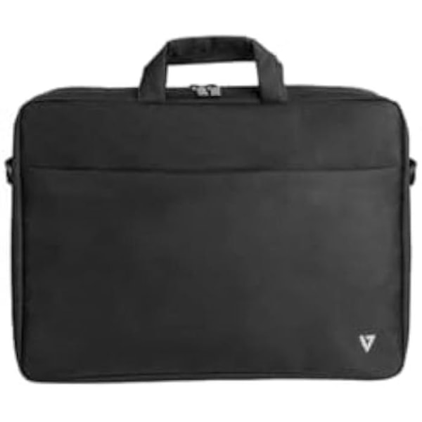 V7 Polyester bærbar taske 14,1", Topload Unisex, sort, 14,1 tommer