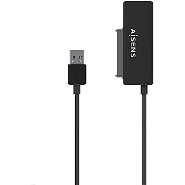 AISENS ASE-35A01B Adapter til 2,5"/3,5" SATA-harddisk til USB-A 2.0/3.0/3.1 GEN1 - Sort Sort