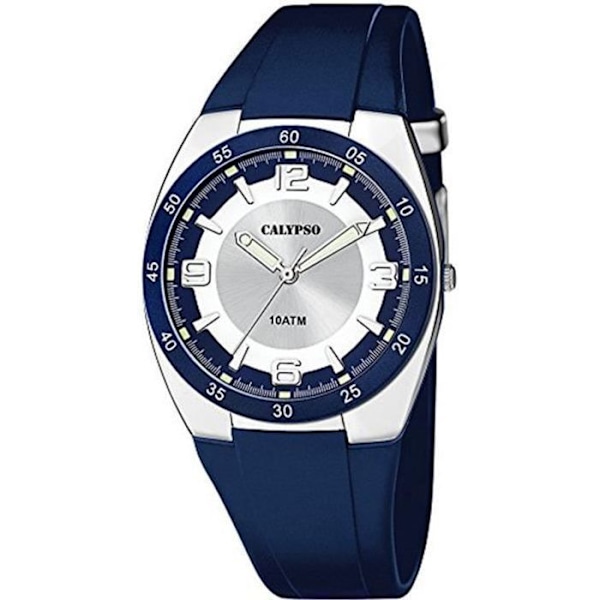 Ur - Calypso - K5753-2 - Sport - Kvarts - Analog - Gummi Blå, grå, vit