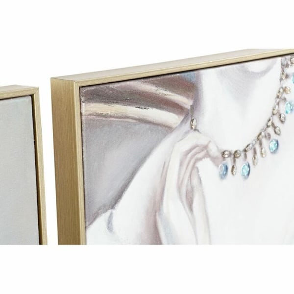 traditionell kvinna ram 102 x 4,5 x 102 cm (2 enheter)