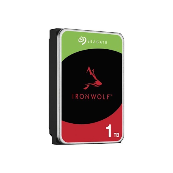 Intern hårddisk NAS HDD - SEAGATE - IronWolf 1 TB - 5400 RPM - SATA 6 Gbit/s