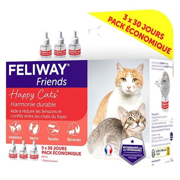 Feliway Friends Diffuser Refills 3 x 48ml