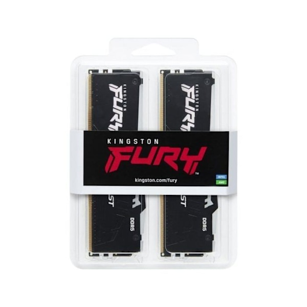 Muistisarja - Kingston - Kingston FURY Beast RGB - DDR5 - 64 Gt: 2 x 32 Gt - 6000 MHz / PC5-48000