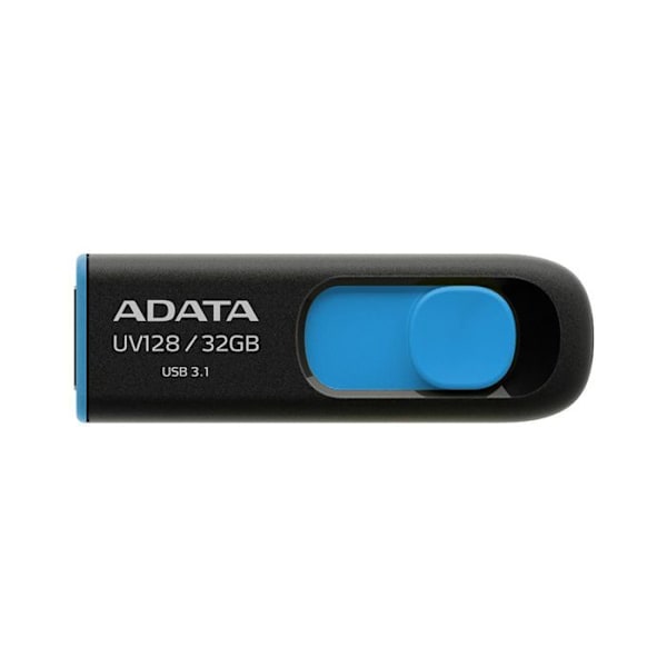 ADATA UV128 32GB USB 3.0 USB Flash Drive Sort/Blå