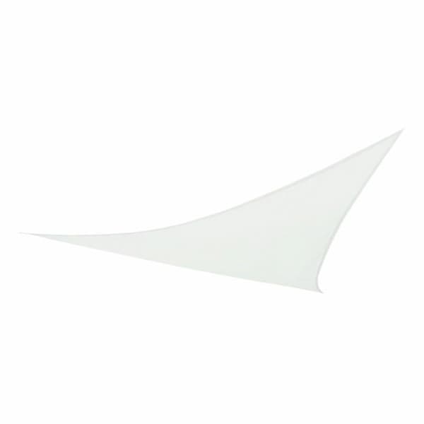 Triangulär skugga - AKTIVE - 360 x 0,5 x 360 cm - Vit - Vattentålig - Polyester - Upphängd montering