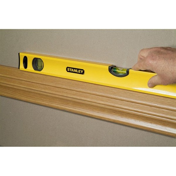 Putkimainen taso - Stanley - 60 cm - Tarkkuus 0,5 mm/m ja 1 mm/m - Iskunkestävät kärjet