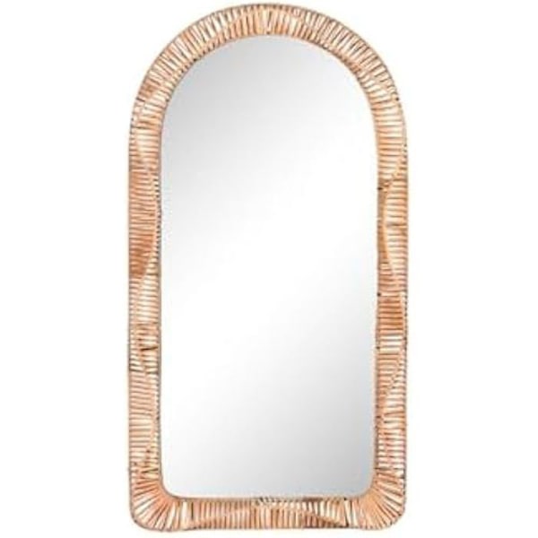 Seinäpeili - HOME ESPRIT - Trooppinen - Lasi - 61,5 x 7 x 117 cm - Monivärinen Flerfärgad