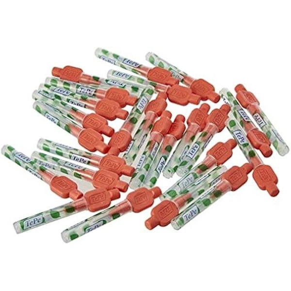 Interdentalborstar - TEPE - X-Soft - 0,5 mm - 25 st - Ergonomiskt handtag Röd