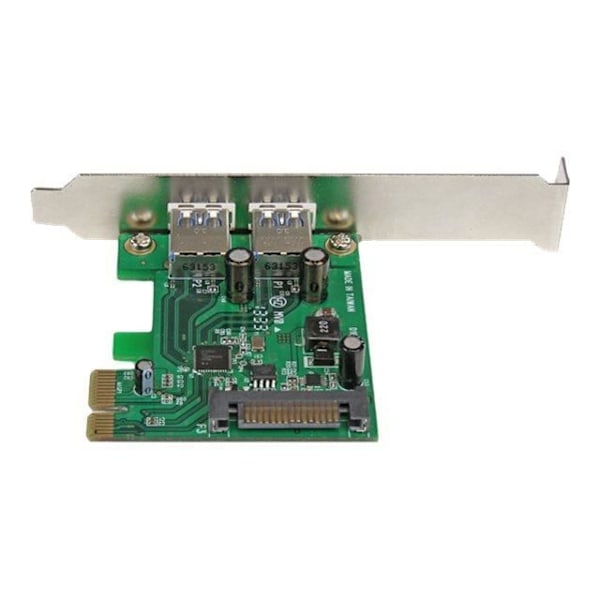 STARTECH PCI Express (PCIe) till 2 USB 3.0-portar styrkort med UASP - SATA Power - 2 USB-portar