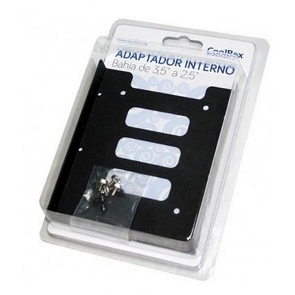 Metaladapter til 2,5" til 3,5" CoolBox COO-AB3525M Sort