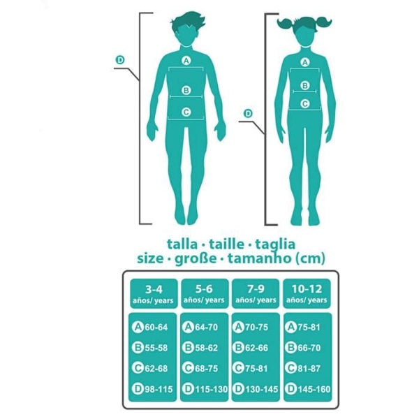 Trylleri kostume - barn - 3/4 år (96 til 104 cm)