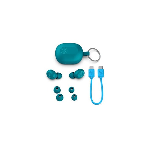 Trådlösa hörlurar - JLAB AUDIO - JBuds Mini - Batteritid 20h - Bluetooth - IP55 Aqua