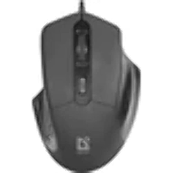 Defender Datum MB-347 Wired Gaming Mus - 800/1200/1600 DPI - 2 knapper, der kan tilpasses Sort