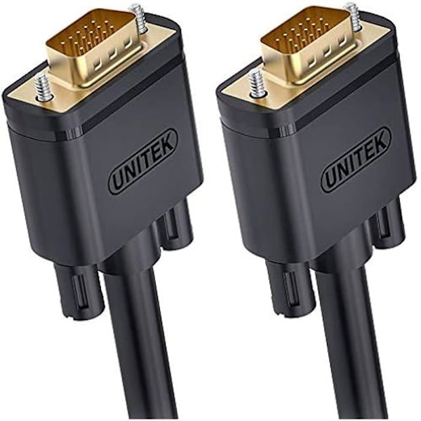 VGA Kaapeli - UNITEK - Y-C511G - HD15 M/M - 1m - Premium