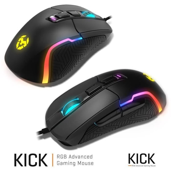 Krom Kick optisk spelmus