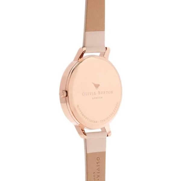 Ur - OLIVIA BURTON - OB16BDW21 - 38mm - Pink Læder - Analog Rosa