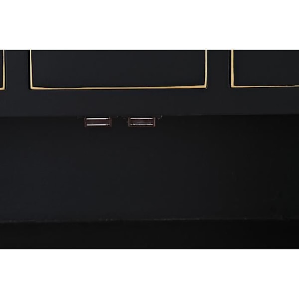 skuffemodul orientalsk sort grantræ mdf (63 x 28 x 101 cm) - Farve: HVID