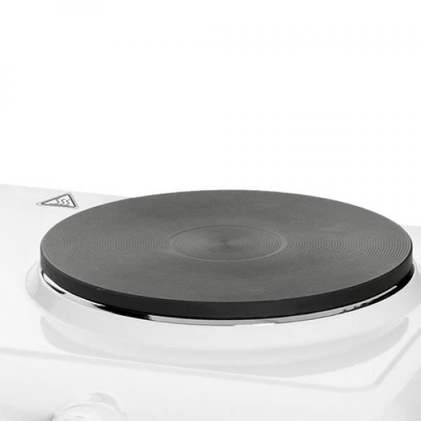 Tristar Dobbelt kogeplade KP-6245 2500 B 15,5/18,5 cm vit svart