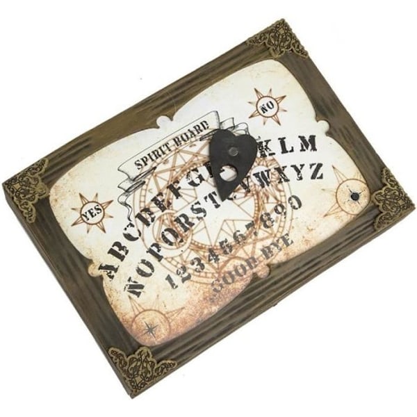 Tabell - Disfrazzes - Ouija 31x22 cm - Svart - Flerfärgad - Väggdekoration - Halloween Flerfärgad