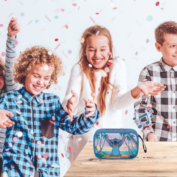 Bærbar Bluetooth® højtaler Stitch med stoffinish