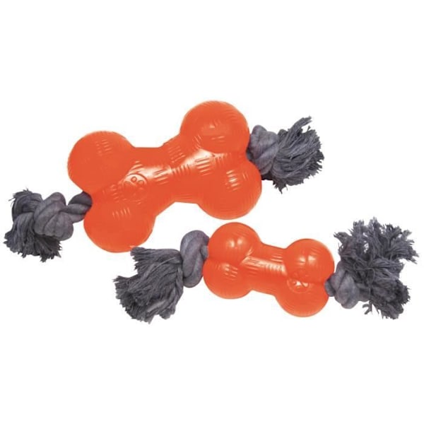 Koira Lelu - Gloria Pets - TRP Luu Narulla - 9x4x3 cm - Kestävä - Suuhygienia