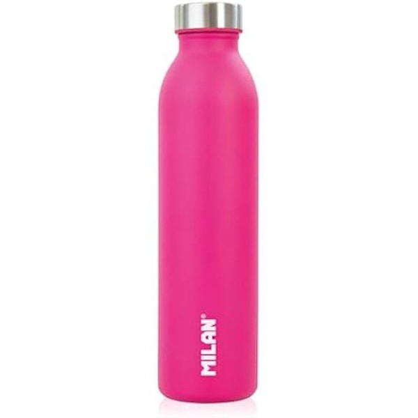 Eristetty pullo - MILAN - Acid Series - Ruostumaton teräs - 0,59 L - Vaaleanpunainen Rosa