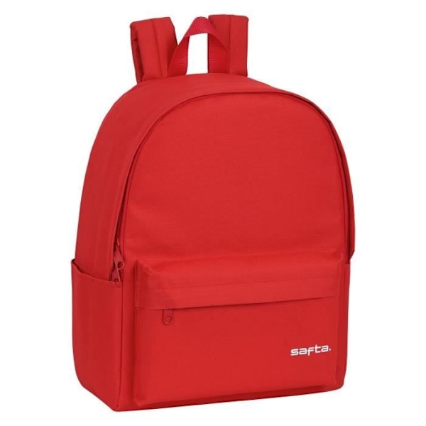 Laptopväska - Safta - Röd - Polyester - Med dragkedja - 16 L Svart