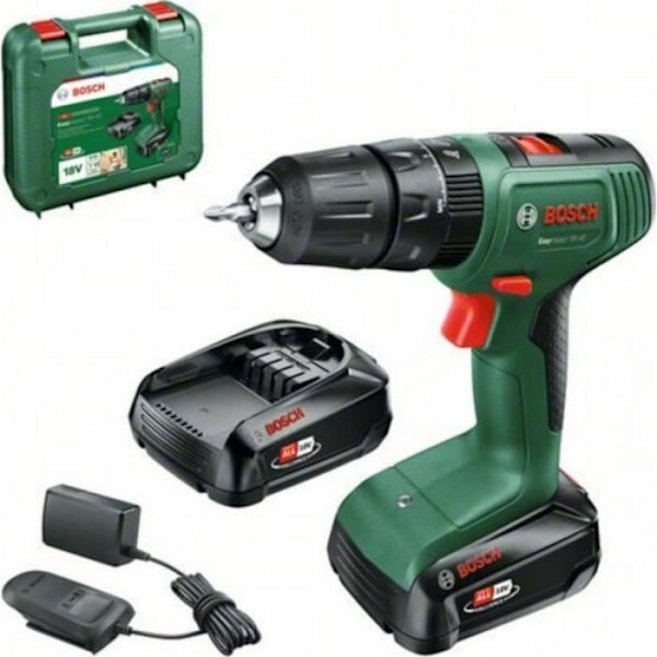 Perceuse Visseuse EasyImpact 18V-40 (2x 1,5Ah) + AL18V-20 i bärväska Grön