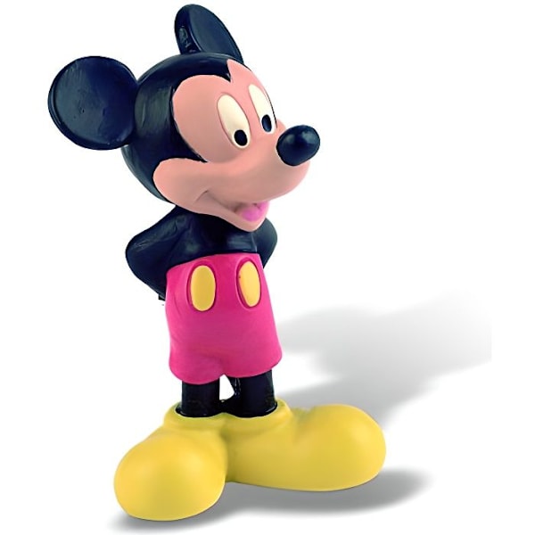 Mickey Classic plastikfigur - BULLYLAND - Højde 6,5 cm - Til børn fra 3 år Flerfarvet